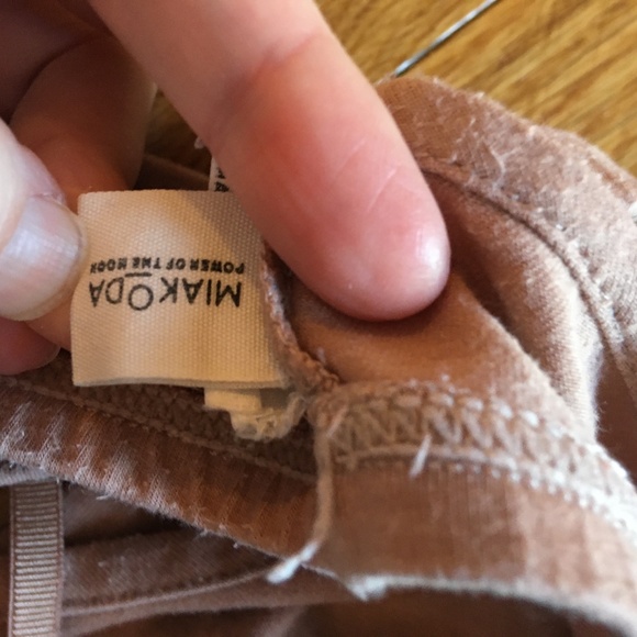 Miakoda Bralettes set of 2 black and tan size S/M Small/Medium - Picture 13 of 14